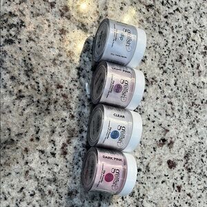 Nail Gel Set - Light Pink, Clear, Dark Pink